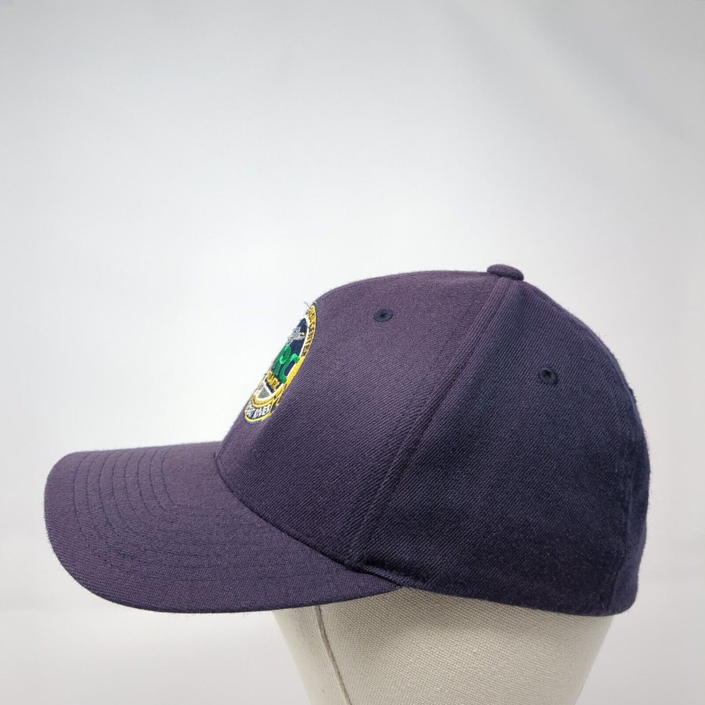 Fleet Readiness Center Fitted Hat Blue S-M Embroidered Flexfit Yupoong