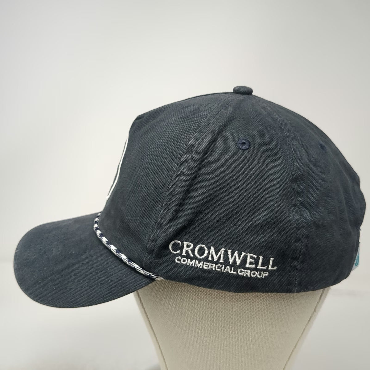 Sendero 5 Panel Gray One Size Cromwell Commercial Group C Logo Rope Hat Snapback