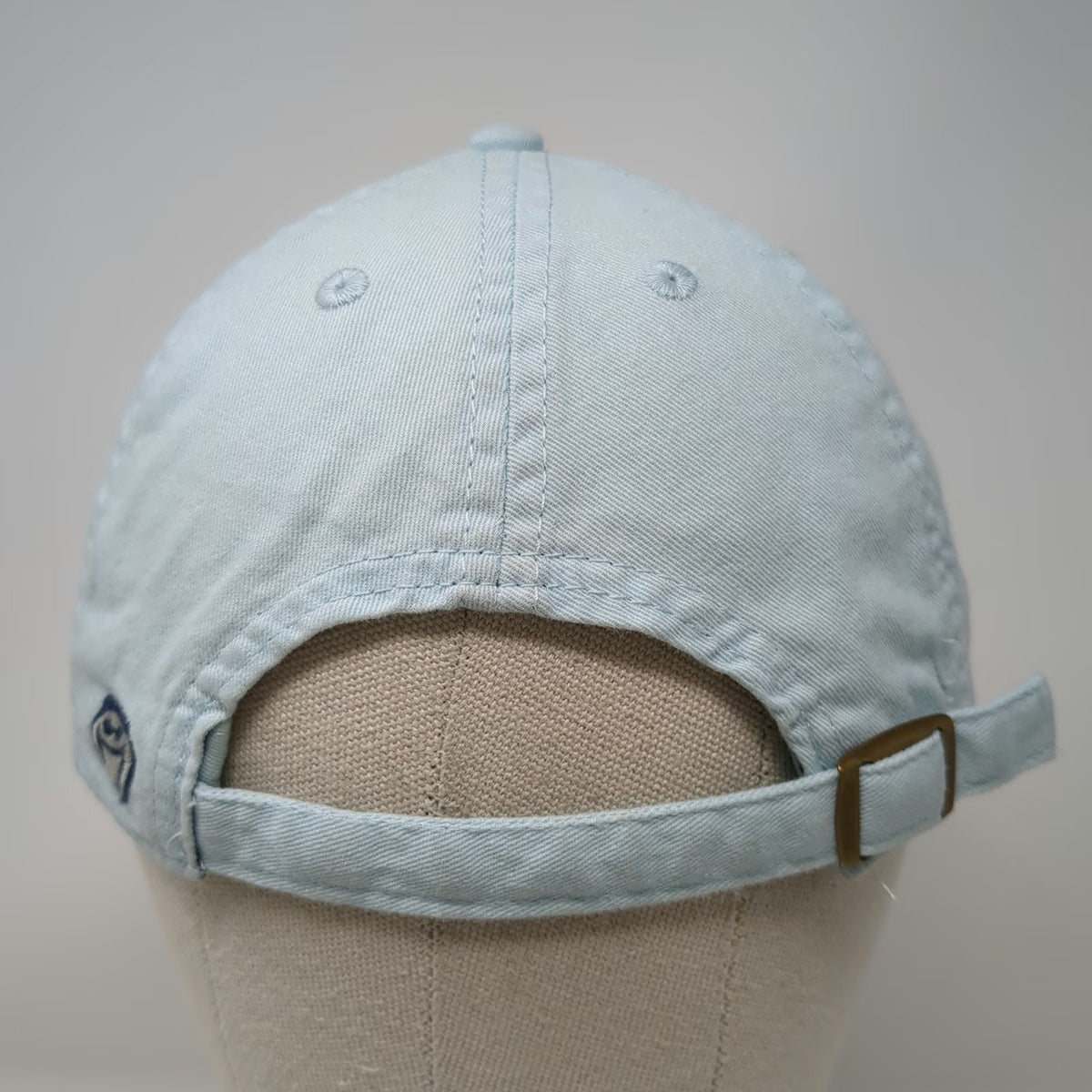 Life is Good Baseball Cap Blue One Size Flower Floral Graphic Slideback Hat