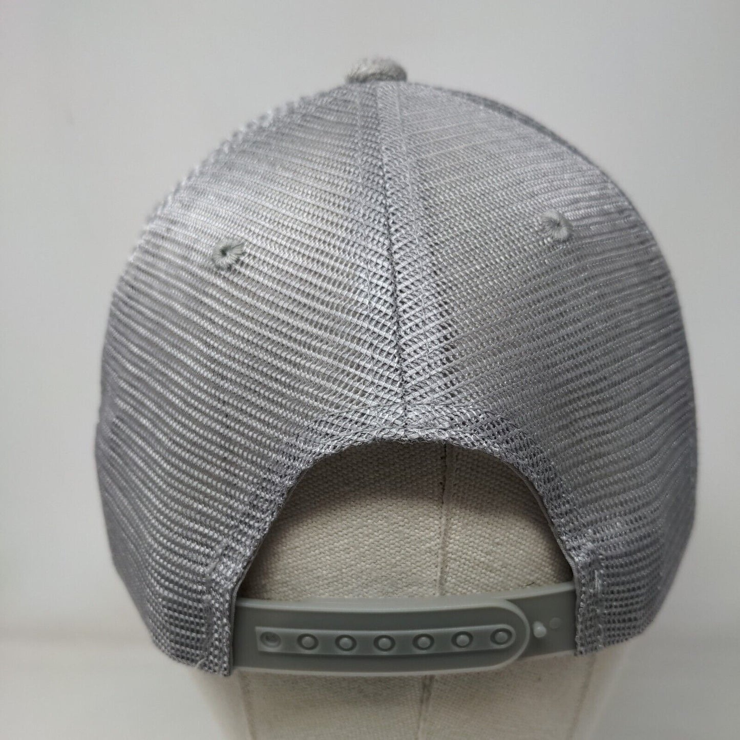 Life Snapback Trucker Hat Gray OSFM Adjustable Embroidered Mesh Back 6 Panel