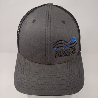Precision Pumping Systems Snapback Trucker Gray OSFA Mesh Back Classics Yupoong