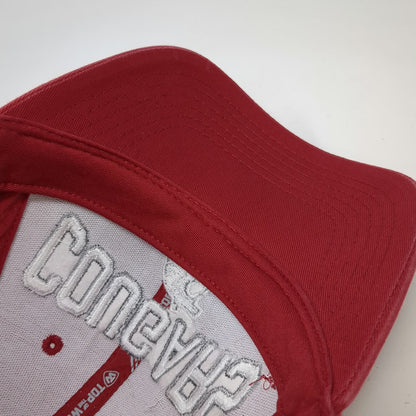 Washington State Cougars NCAA Top of the World Snapback Hat Red One Size Logo
