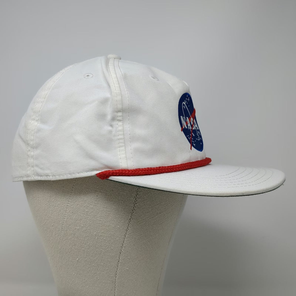 Aldrin Family Foundation 5 Panel White One Size NASA Logo Rope Snapback Hat