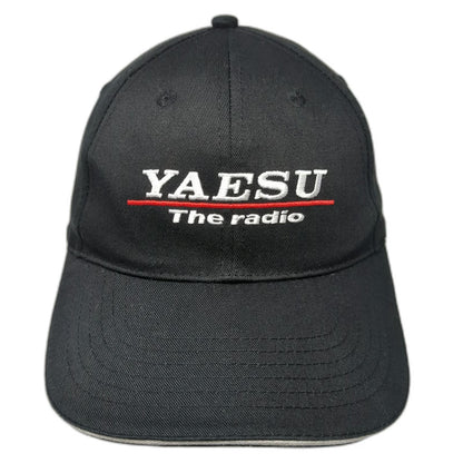 Barker Gear Yaesu The Radio Hat Black One Size Snapback Cotton Structured Logo