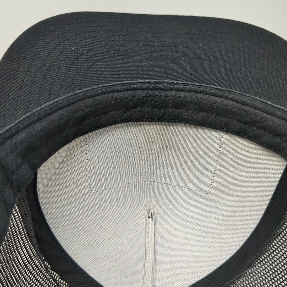 Yupoong Trucker Hat Black One Size Salty Rodeo Snapback Matt 5 13 Mesh Western