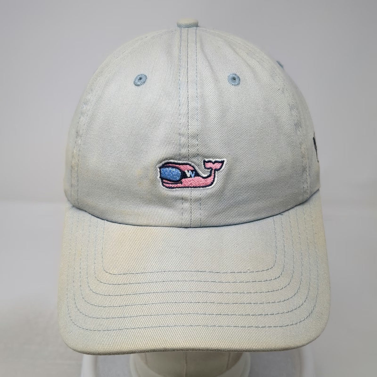 Vineyard Vines Baseball Cap Blue One Size NRB Side Logo Cotton Slideback Hat