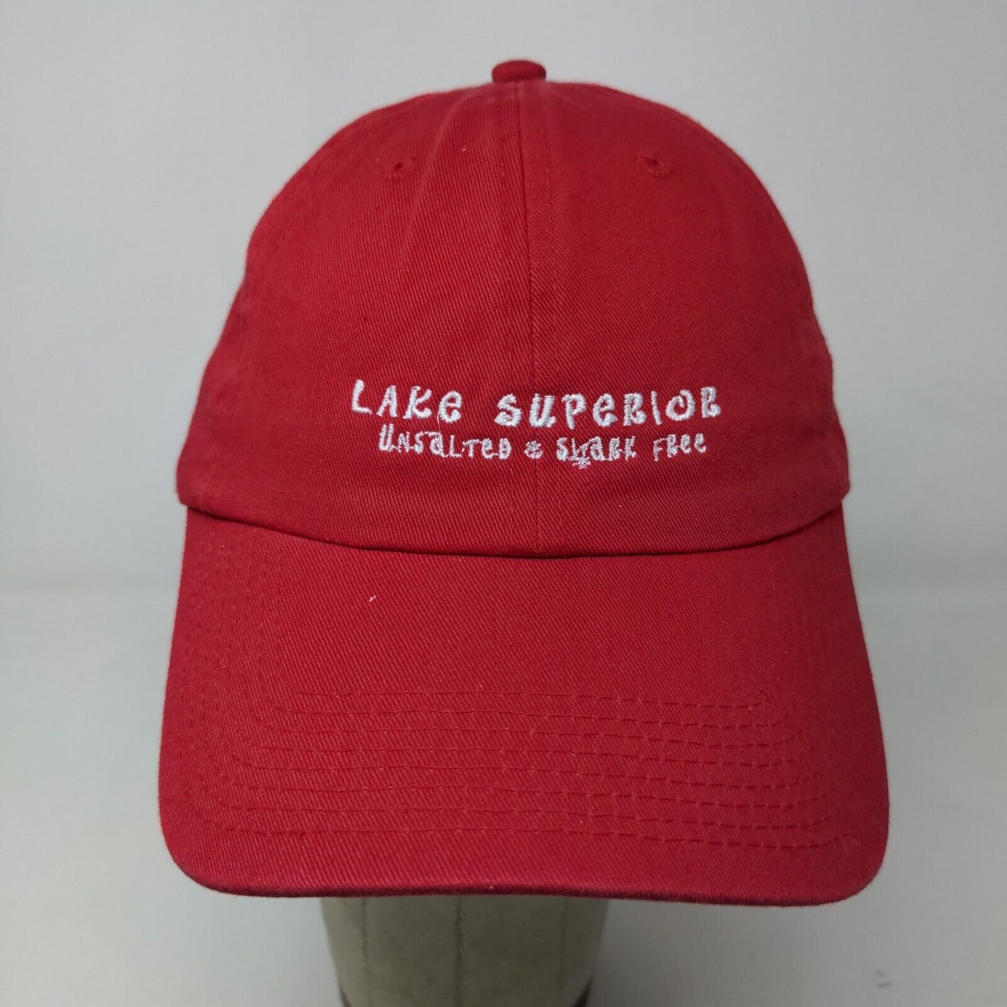 Blue 84 Men's Slideback Hat Lake Superior Embroidered Logo 100% Cotton