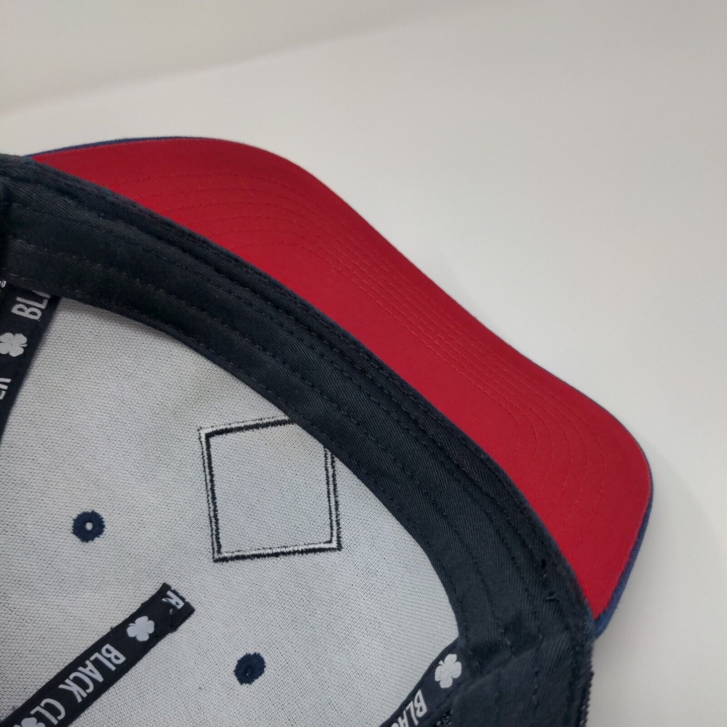 Black Clover Est. 2008 Live Lucky Snapback Trucker Hat Blue OSFA Mesh Back