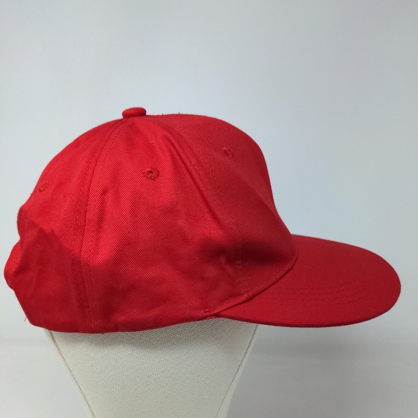 Stoli Men's Snapback Hat Red Adjustable Embroidered Logo 100% Cotton Vodka