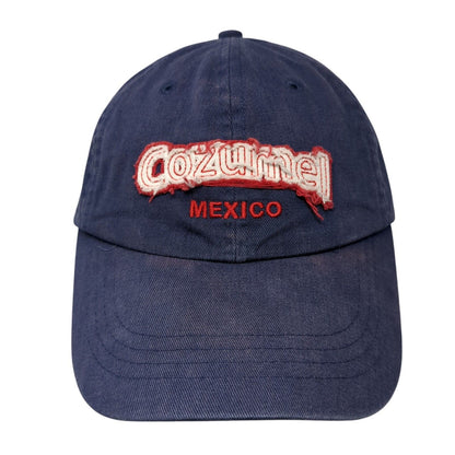 Cozumel Mexico Since 56 Slideback Hat Blue One Size Caribbean Side