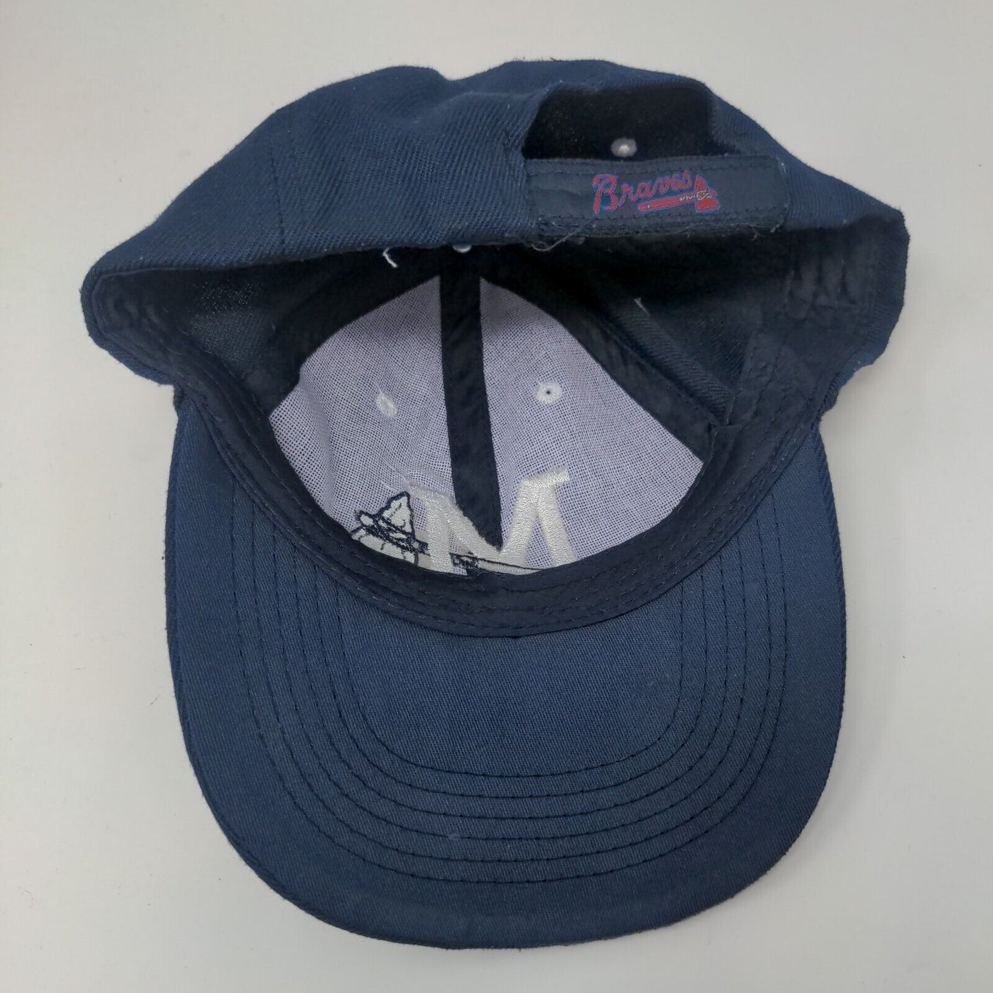 Mississippi Braves Strapback Hat Blue Embroidered Logo Minor Leagues MLB