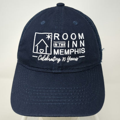 Outdoor Cap Trucker Hat Blue One Size Holy Hospitality Memphis Room In The Inn