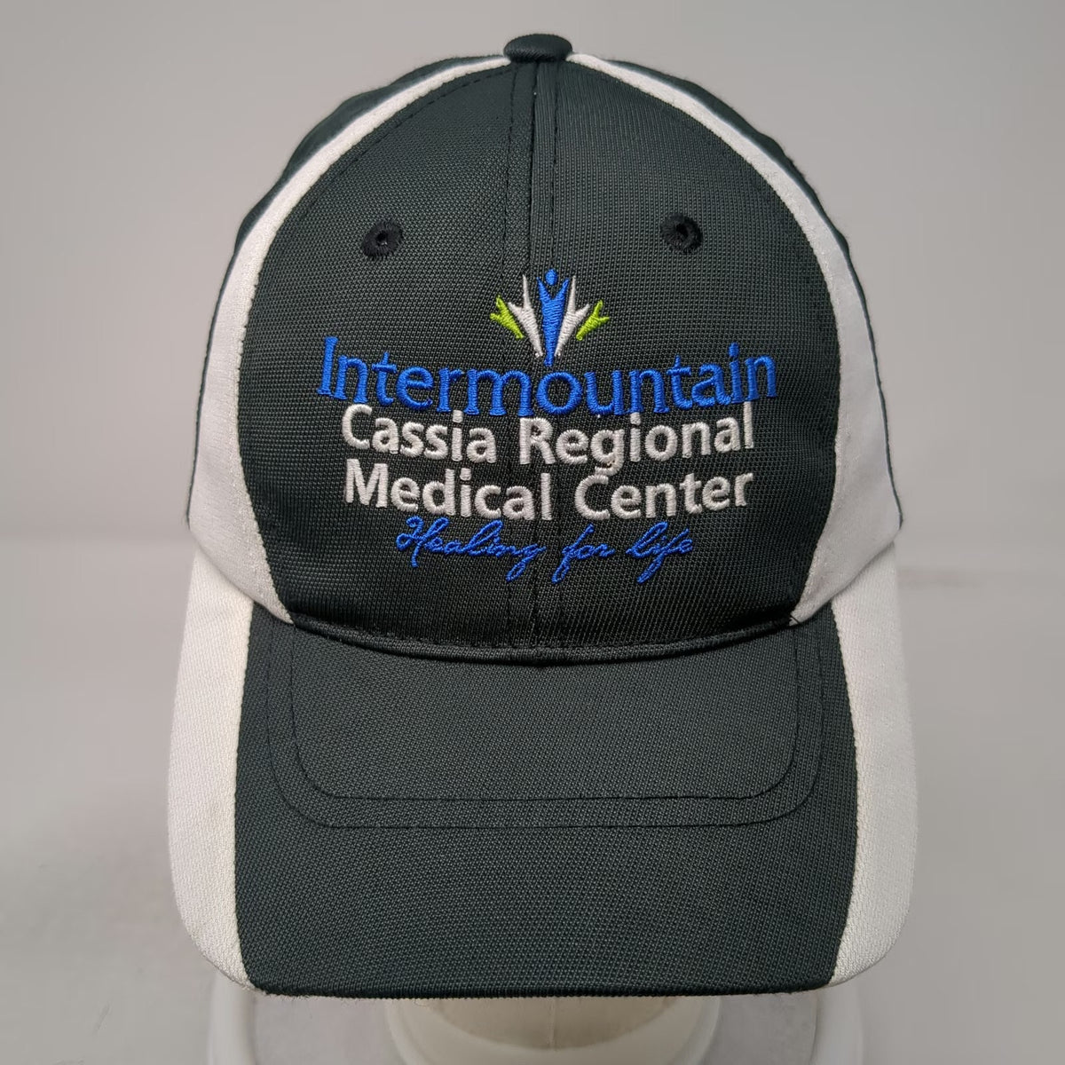 Sport-Tek Baseball Cap Black White One Size Intermountain Medical Center Hat