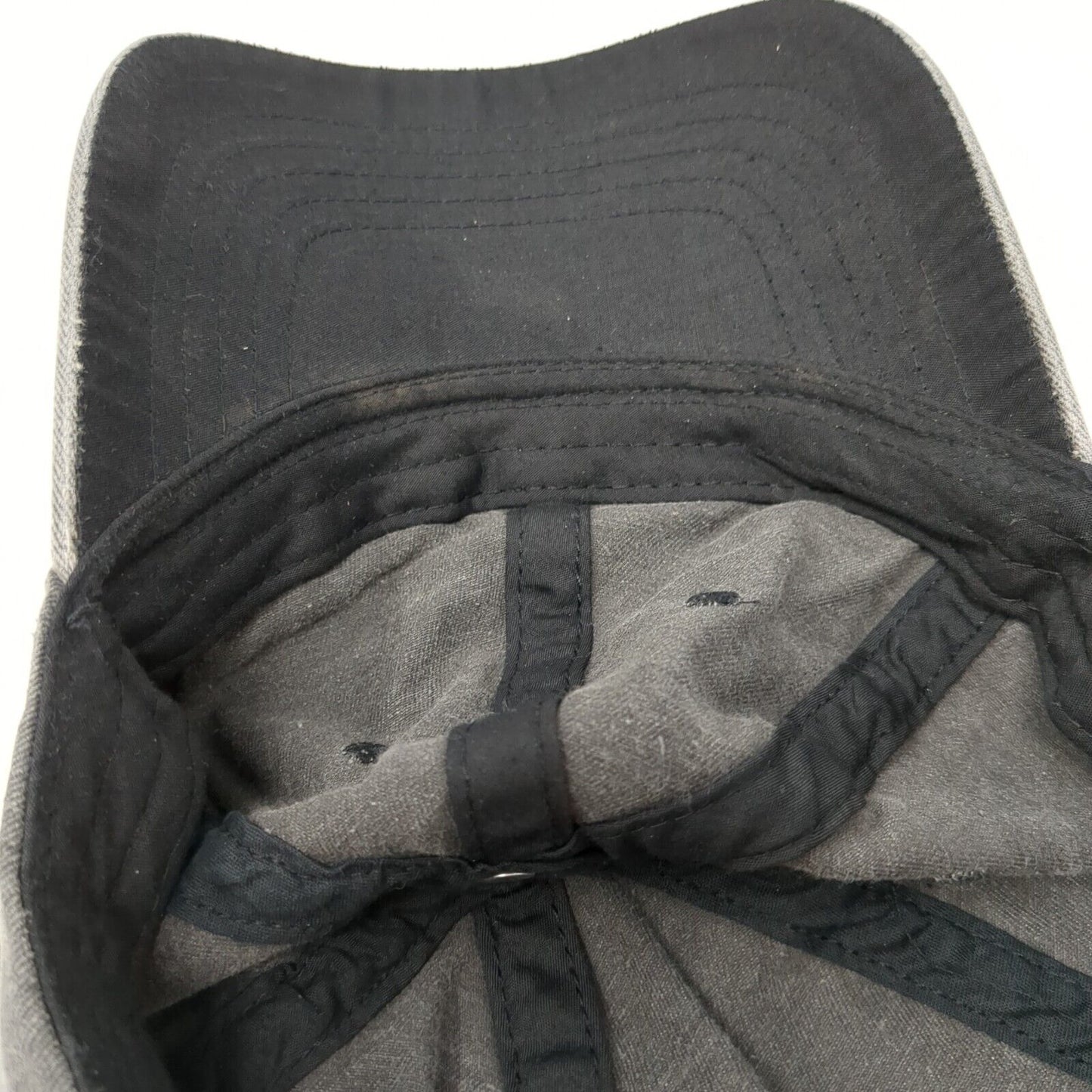 Unbranded Strapback Hat Gray One Size Adjustable Blank Solid Outdoor