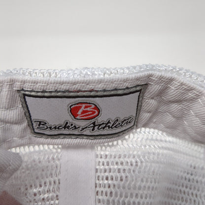 MG Boise ID Strapback Trucker Hat Red OS Adjustable Mesh Back Buck's Athletic