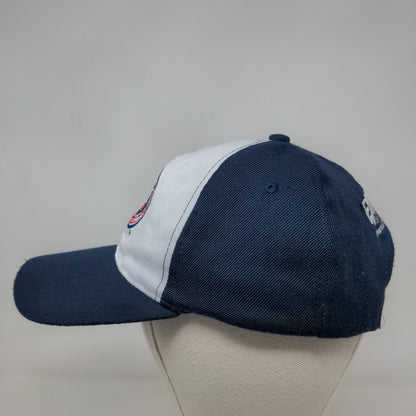 Minor League Men's Strapback Hat Blue White South Bend Cubs Embroidered Logo