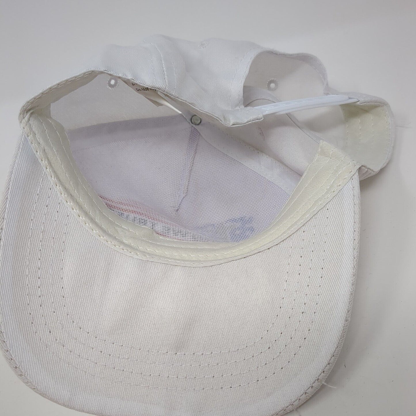 In God We Trust Snapback Hat White OS Adjustable Patriotic 6 Panel Polyester