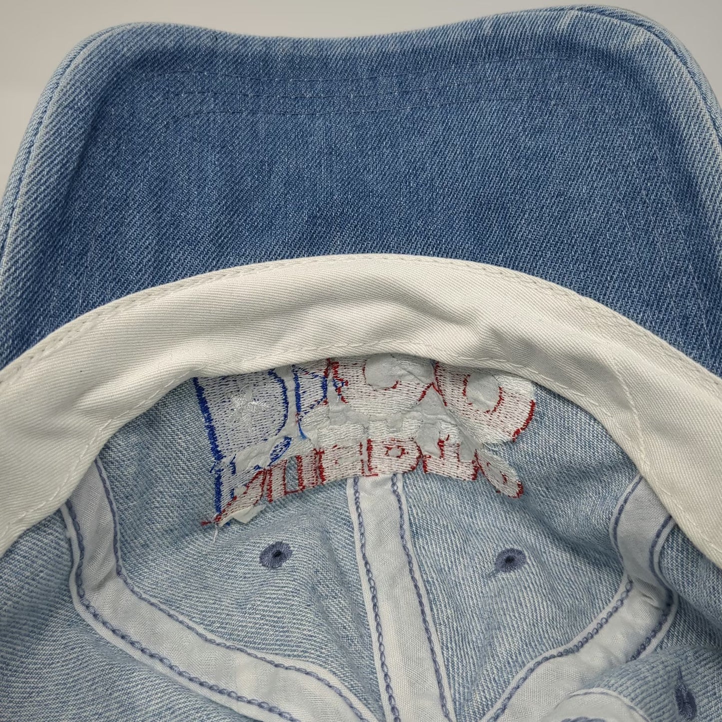 Headgear Puerto Rico Flag Blue Baseball Cap One Size Hat Slideback Denim Strap