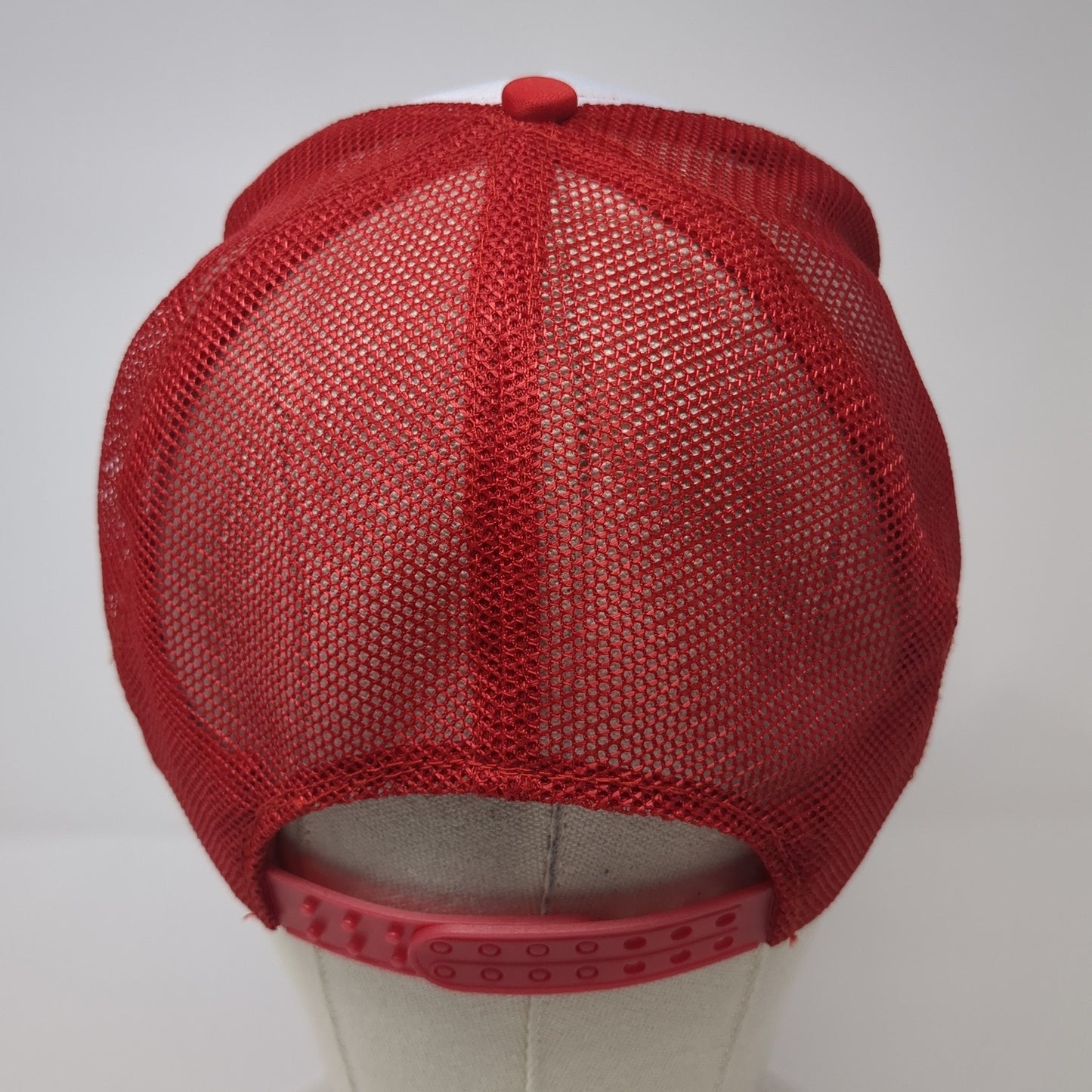 Fun Times In The Sun Florida Snapback Trucker Hat Red One Size Mesh Back