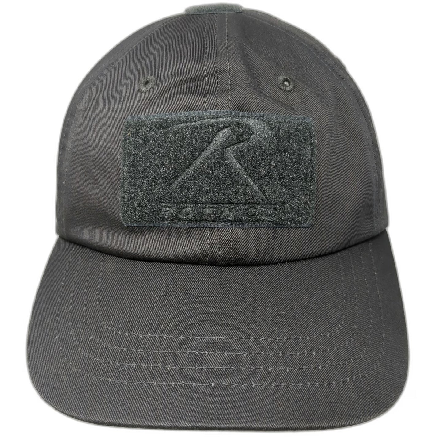 Rothco Baseball Cap Gray One Size Hook Loop Tactical Patch Adjustable Hat