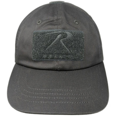 Rothco Baseball Cap Gray One Size Hook Loop Tactical Patch Adjustable Hat
