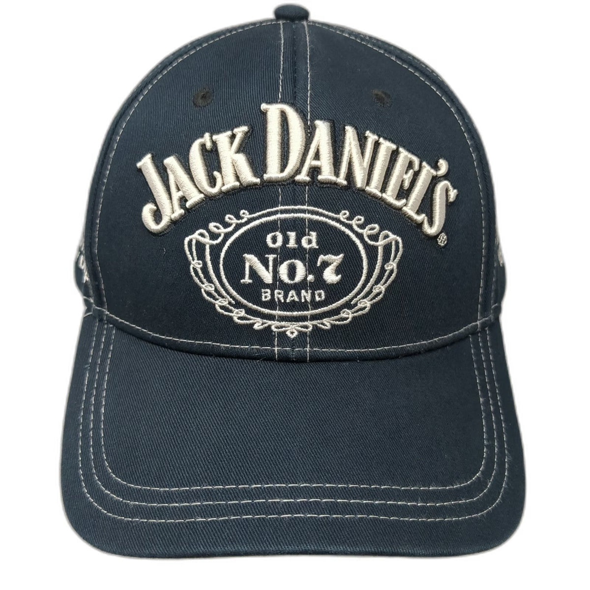 F&M Co Jack Daniel's Baseball Cap Blue One Size Slideback Embroidered Hat