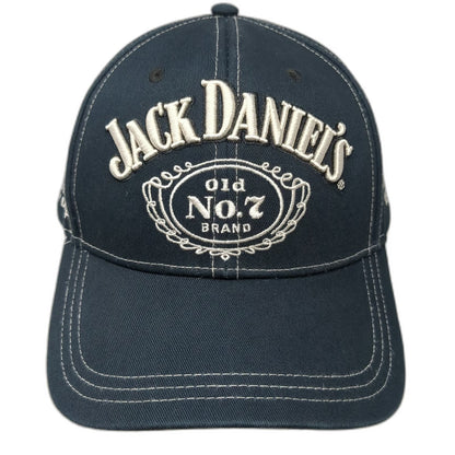 F&M Co Jack Daniel's Baseball Cap Blue One Size Slideback Embroidered Hat