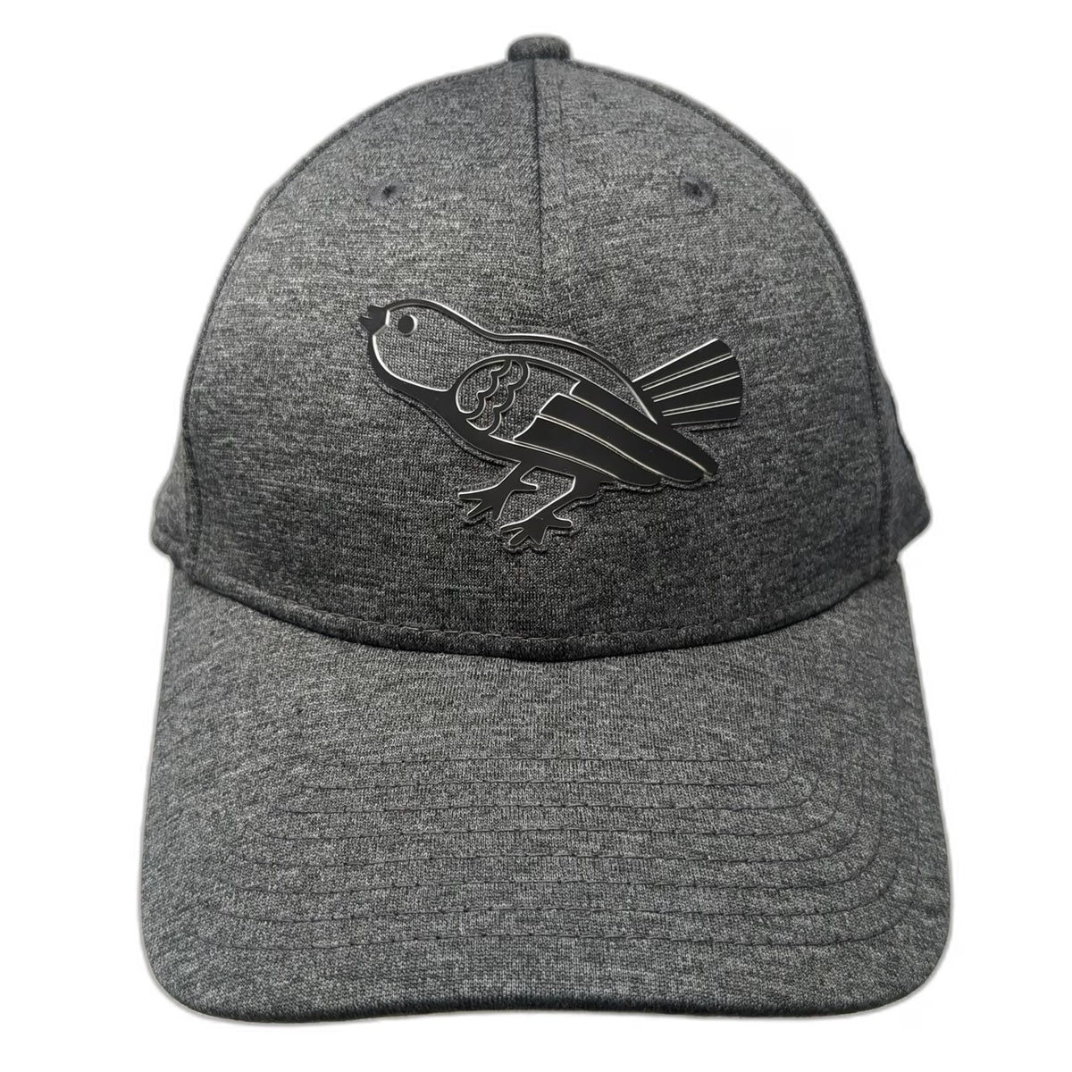 Baltimore Orioles MLB New Era Baseball Cap Hat Gray L 39THIRTY Stretch Fit Tonal
