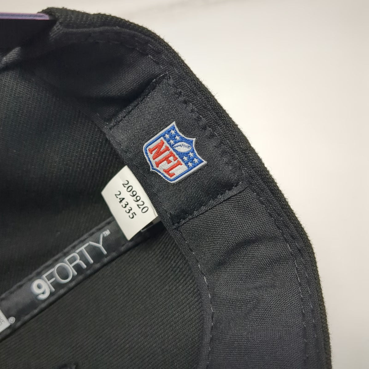 New Era Philadelphia Eagles NFL Super Bowl LIX Black Snapback OS Hat 9FORTY