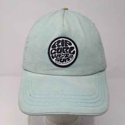 Rip Curl Wet Suits Slideback Hat Greenish-Blue OSFA Adjustable Embroidered