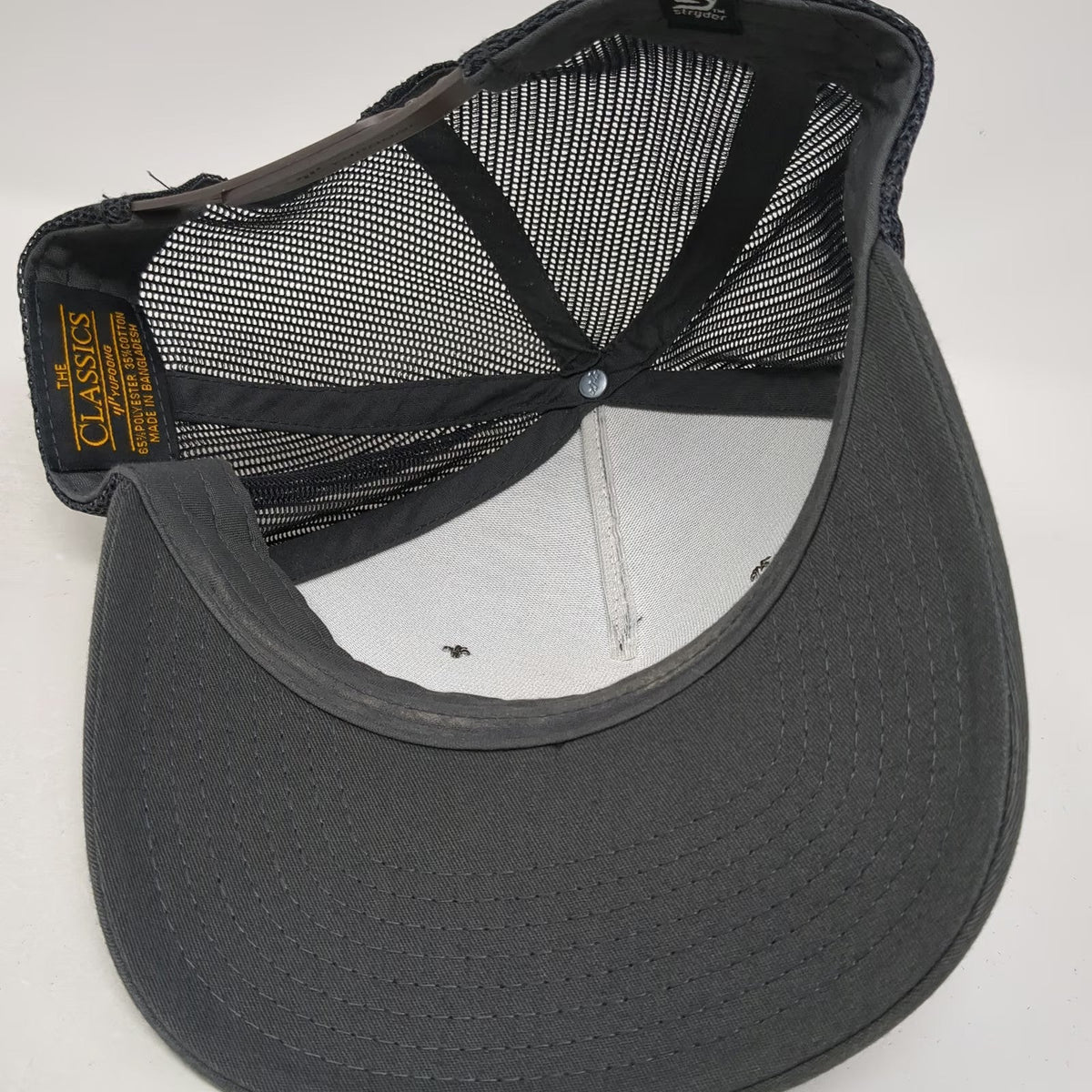 Stryder Trucker Hat Gray One Size Moab Utah Delicate Arch Patch Snapback Mesh
