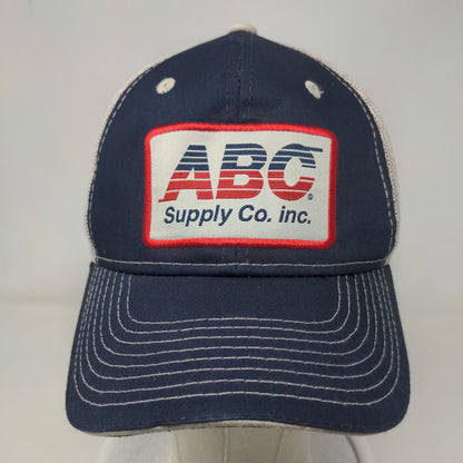 ABC Supply Co Inc. Strapback Trucker Hat Multicolor One Size Mesh Back 6 Panel