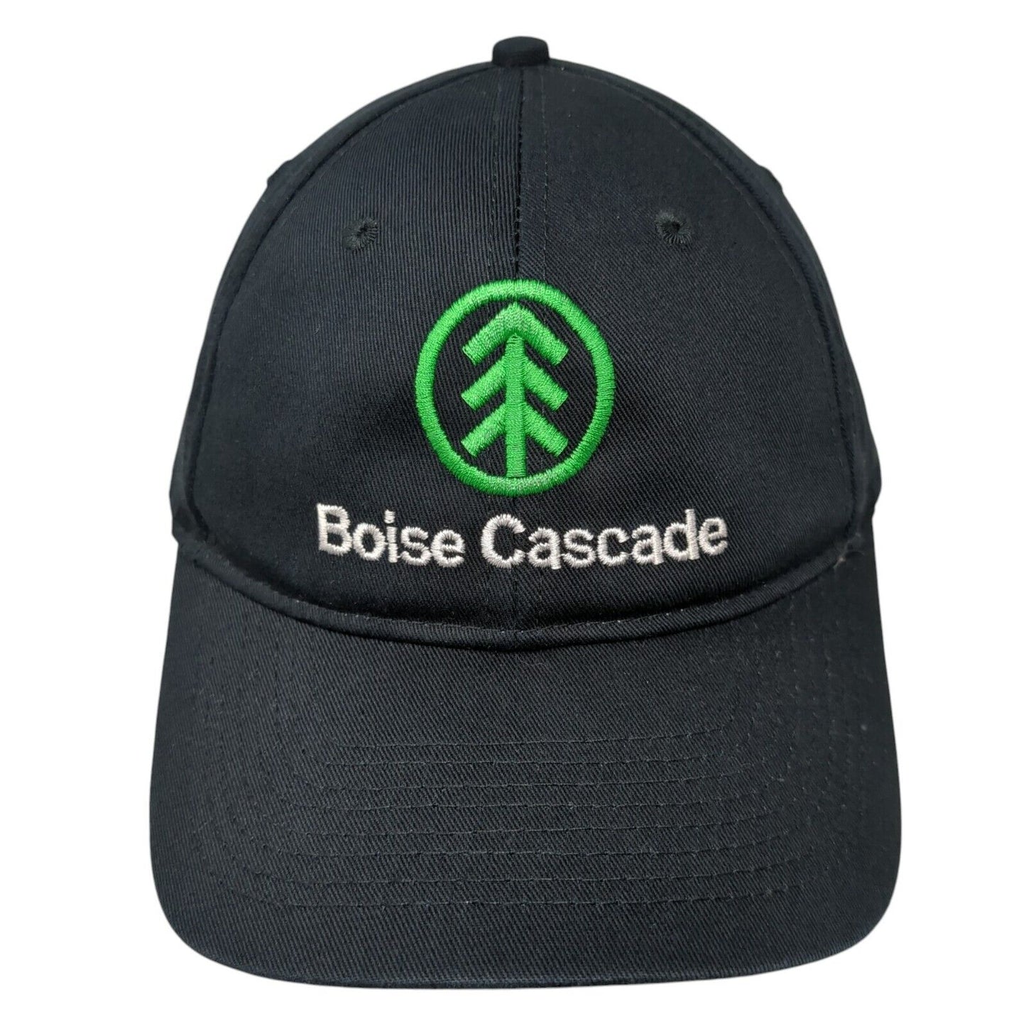 Boise Cascade Strapback Hat Black One Size Embracing Our Differences