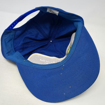 J Hats Aquarium of the Americas Hat Blue One Size 5 Panel Snapback Cotton Fish