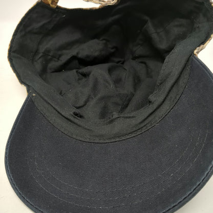 Baseball Cap Beige Black One Size Leopard Print Animal Pattern Hat Slideback