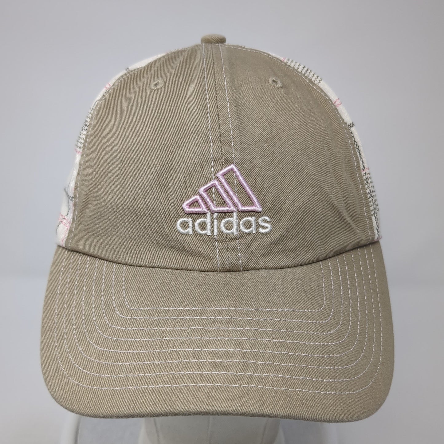 Adidas 3 Stripes Slideback Hat Multicolor One Size Plaid Always Cool