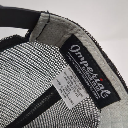 Off Hours Snapback Rope Trucker Hat Black One Size True Fit Imperial