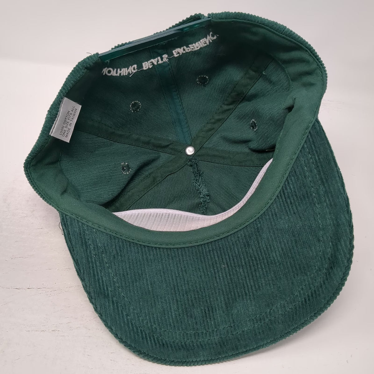Lumbermens Building Centers Trucker Green One Size Corduroy Snapback Hat Work