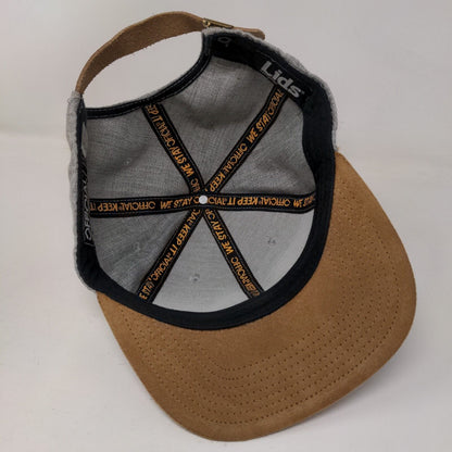Official Premium California Exports Patch Slideback Hat Gray OSFA Lids