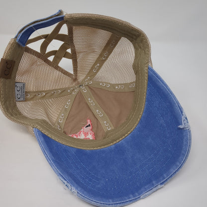 Idaho City Grocery Trucker Hat Multicolor OS Adjustable Distressed Mesh Back