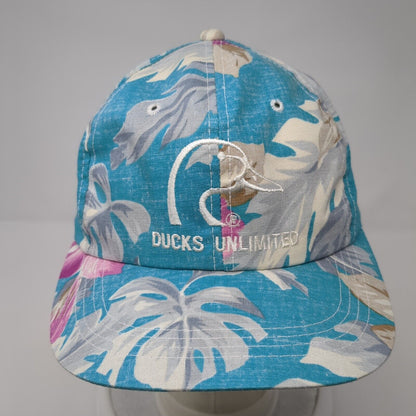 Ducks Unlimited Snapback Hat Multi One Size Adjustable Floral Hawaiian