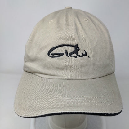 Monogram Slideback Hat Tan OSFA Adjustable Embroidered Vent Holes