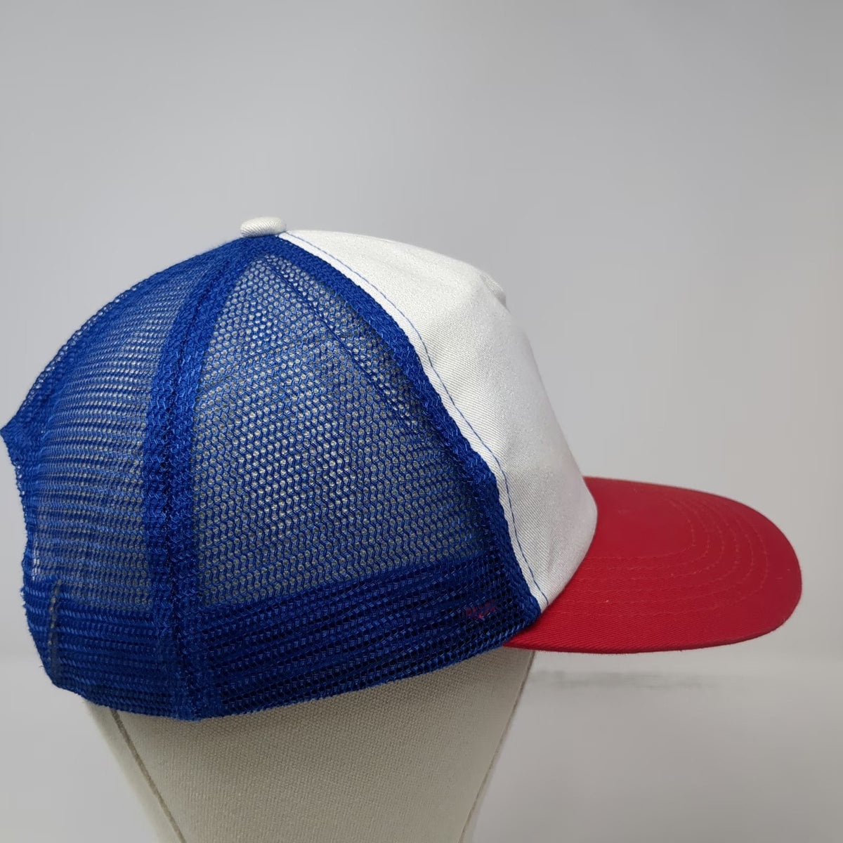 Loungefly Trucker Hat White Blue Red One Size Stranger Things Snapback Mesh