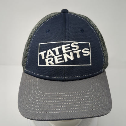Tates Rents Fitted Mesh Back Hat Multi L/XL Colorblock Embroidered
