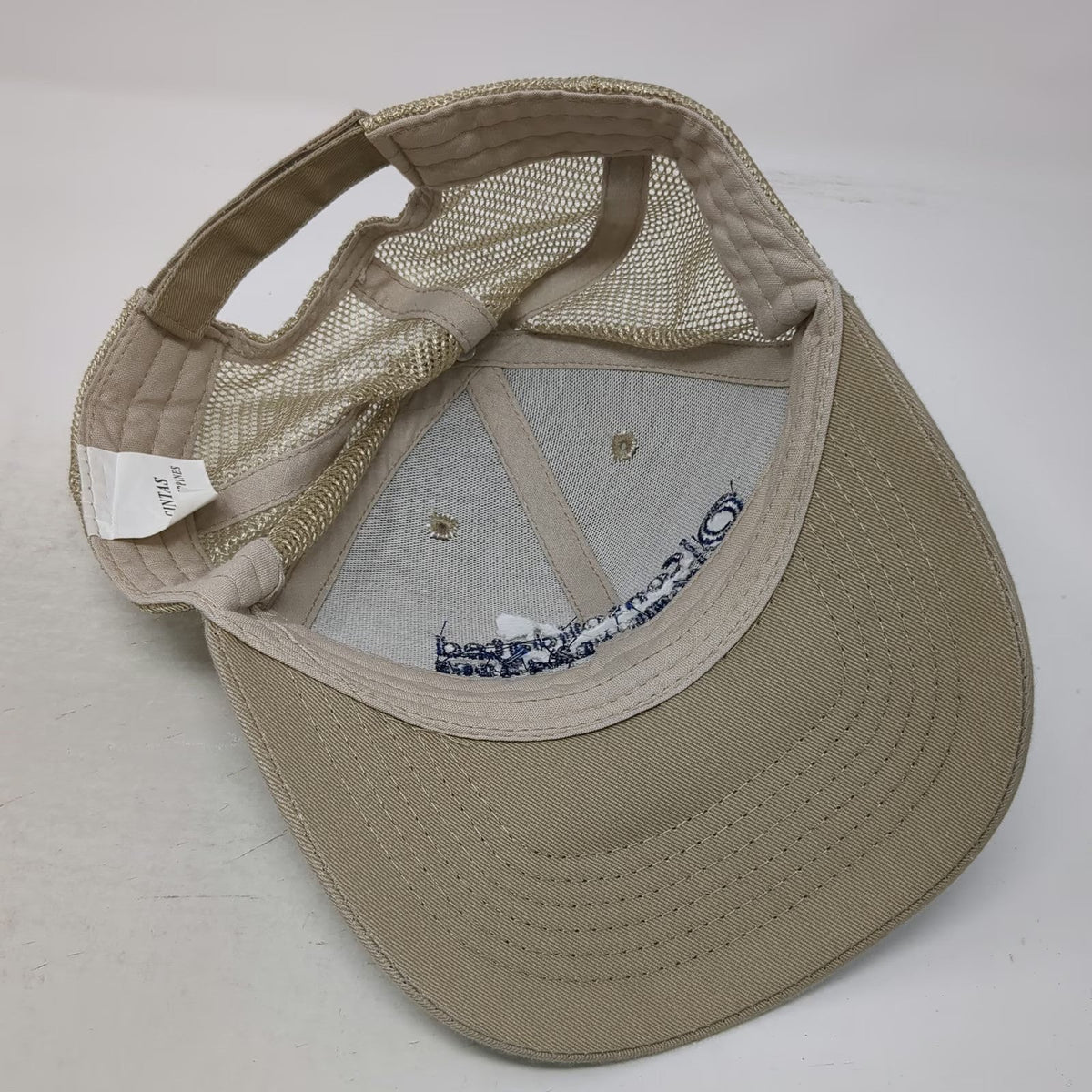 Cintas Baseball Cap Beige OSFM Consolidated Communications Mesh Strapback Hat