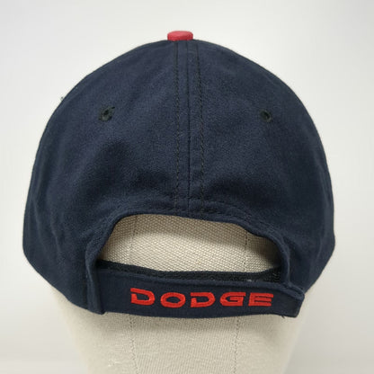 Dodge Baseball Cap Blue OSFM Flame Graphic Embroidered Logo Strapback Hat Ram