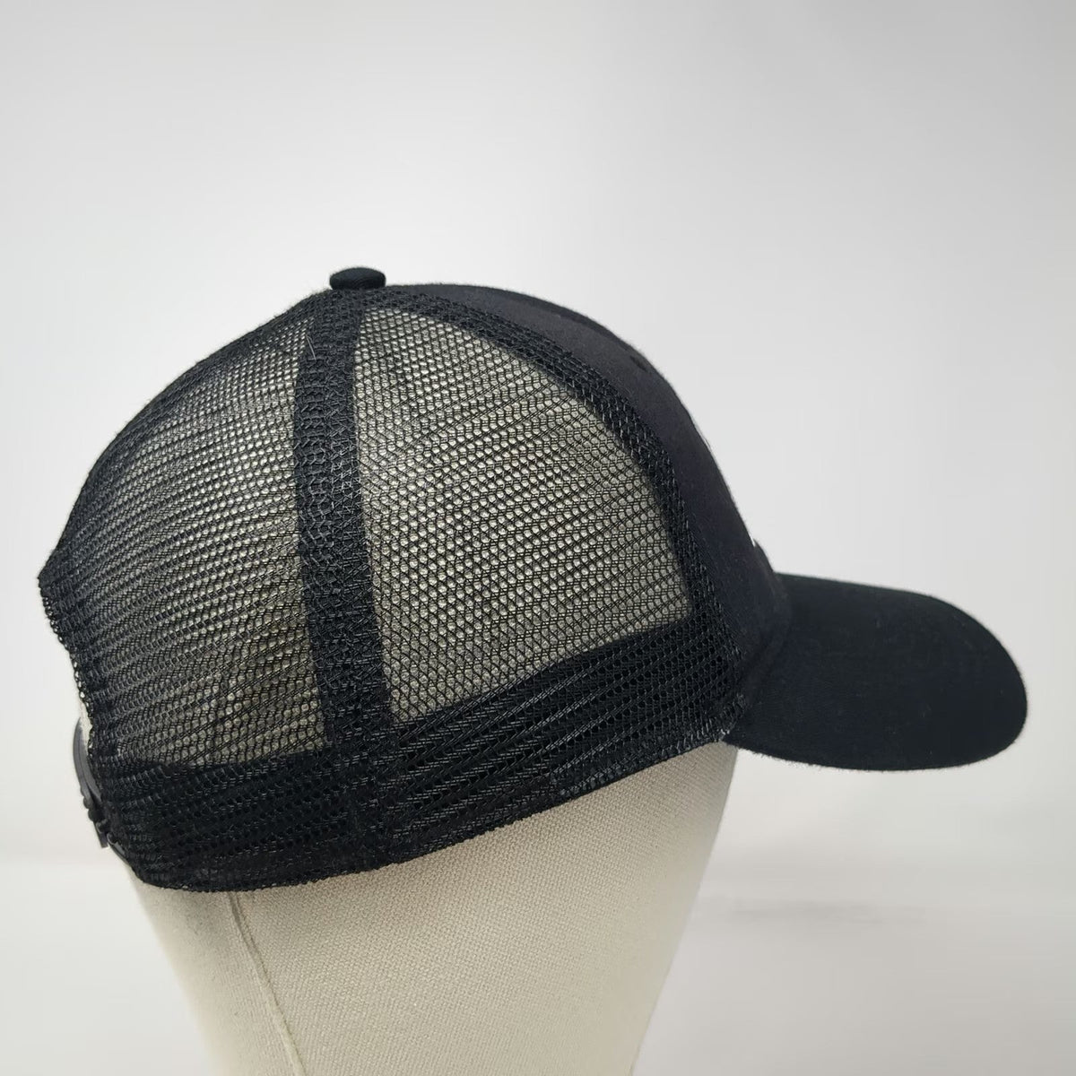 Trucker Hat Black One Size Gotham Greens Logo Patch Mesh Back Snapback Cap Poly