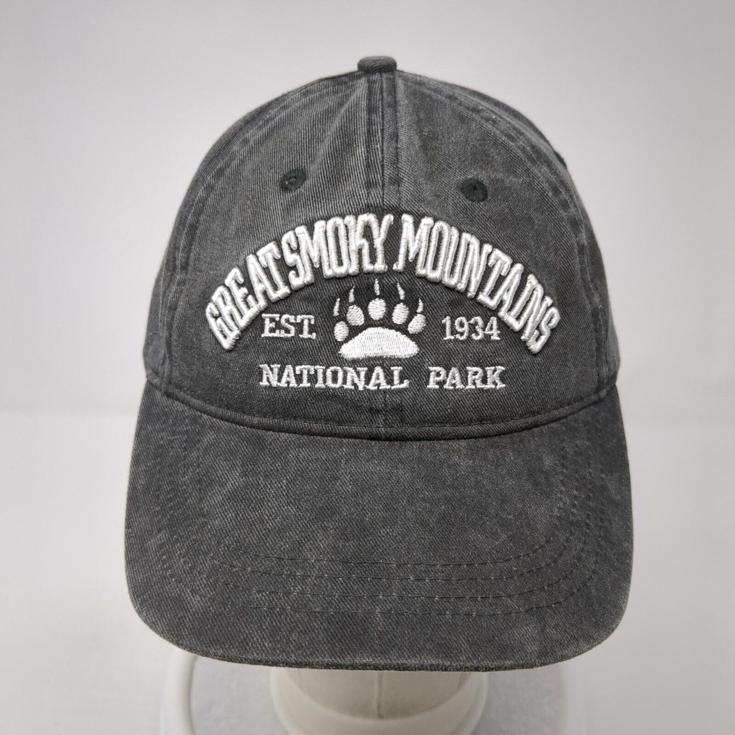 Great Smoky Mountains National Park Strapback Hat Gray One Size Outdoor