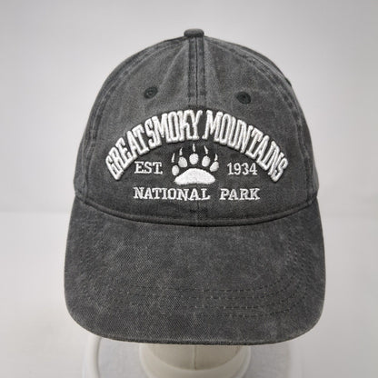 Great Smoky Mountains National Park Strapback Hat Gray One Size Outdoor