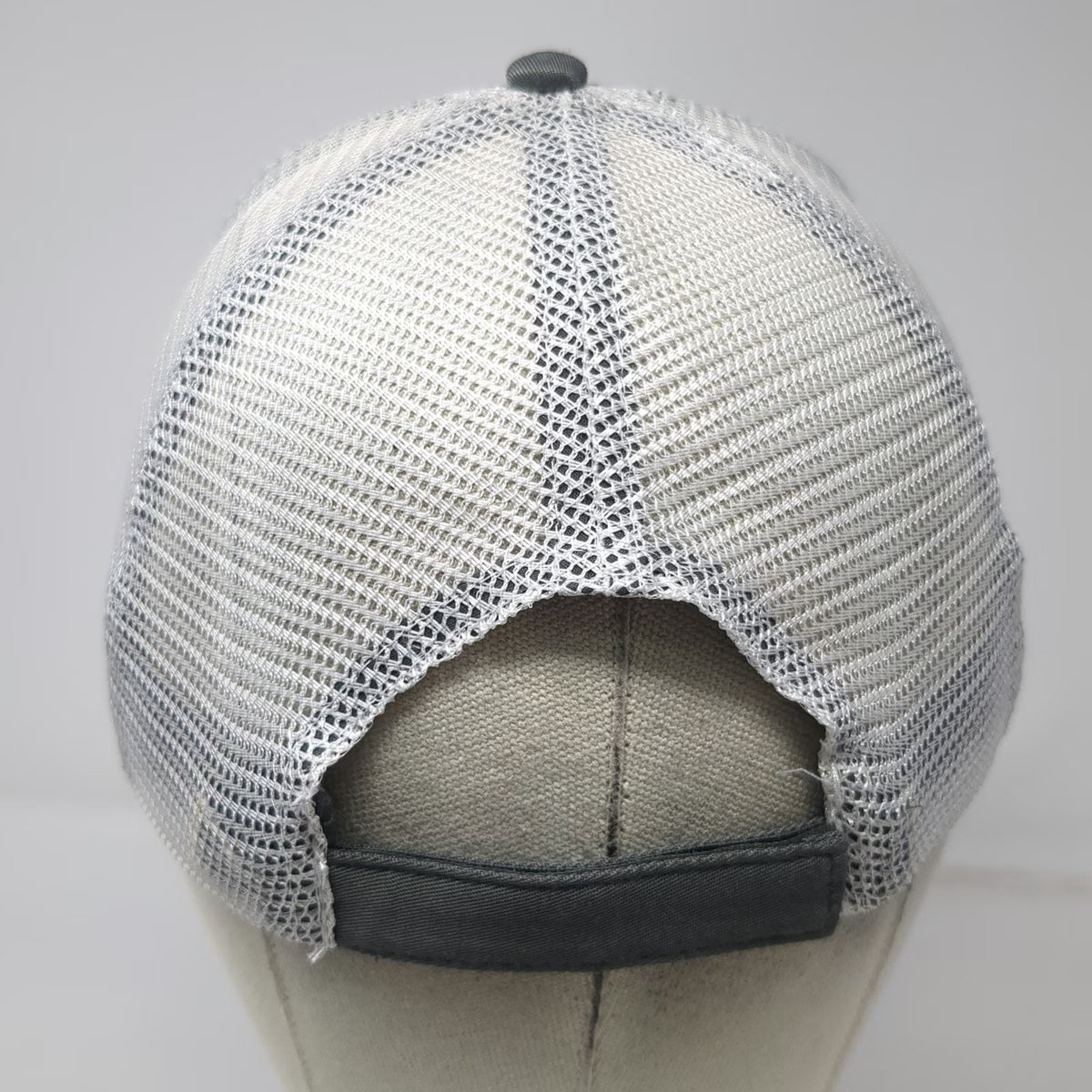 K-Products Baseball Cap Gray One Size WinField United Mesh Strapback Hat
